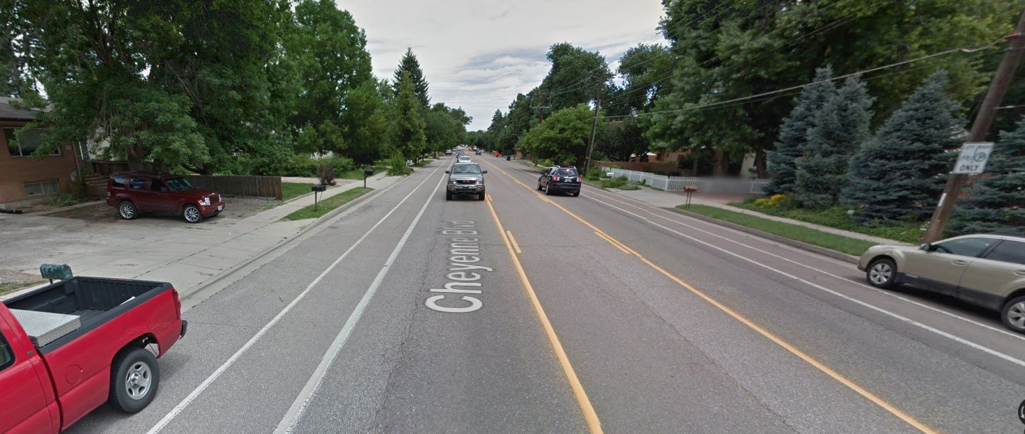 One Lane From Two Lanes Installed On Cheyenne Boulevard In Ivywild